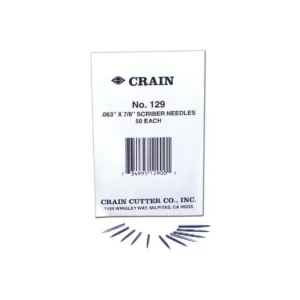 Crain 129 .063" x 7/8" Scriber Needles (50/pack)