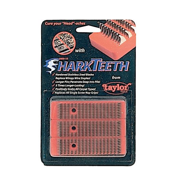 Taylor Tools 800.15 Shark Teeth Knee Kicker Grips - ShagTools