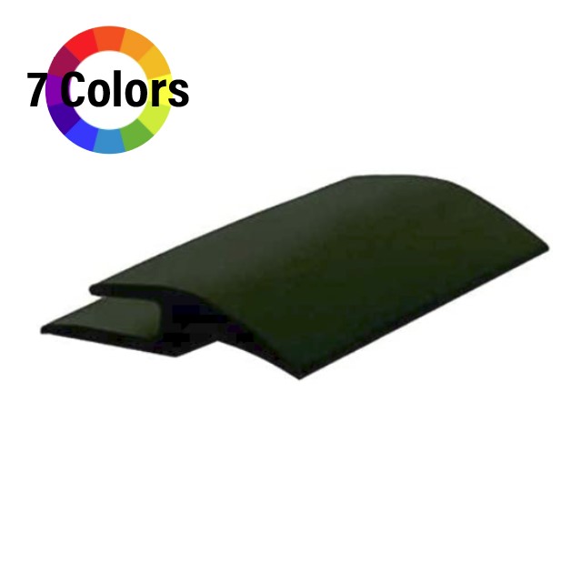 Oppe Vinyl Tile Capet Joine Pofile #177, Black, 1/4" H X 12 L X 1 13 16 W%2f15773673923
