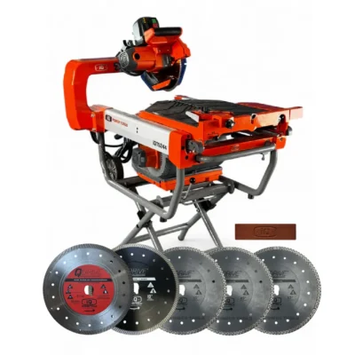 iQTS244 10" Dry Cut Tile Saw Bundle w/Stand & FREE Blades