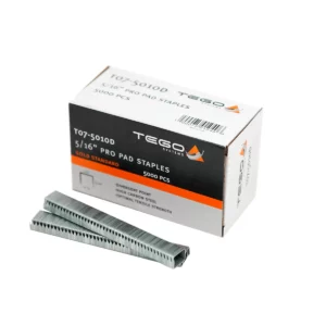 Tego T07-5010D 5/16" Pro Pad Staples (5,000/Box)