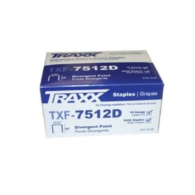 Traxx TXF-7512D 3/8" Carpet Pad Staples (5,000/Box)