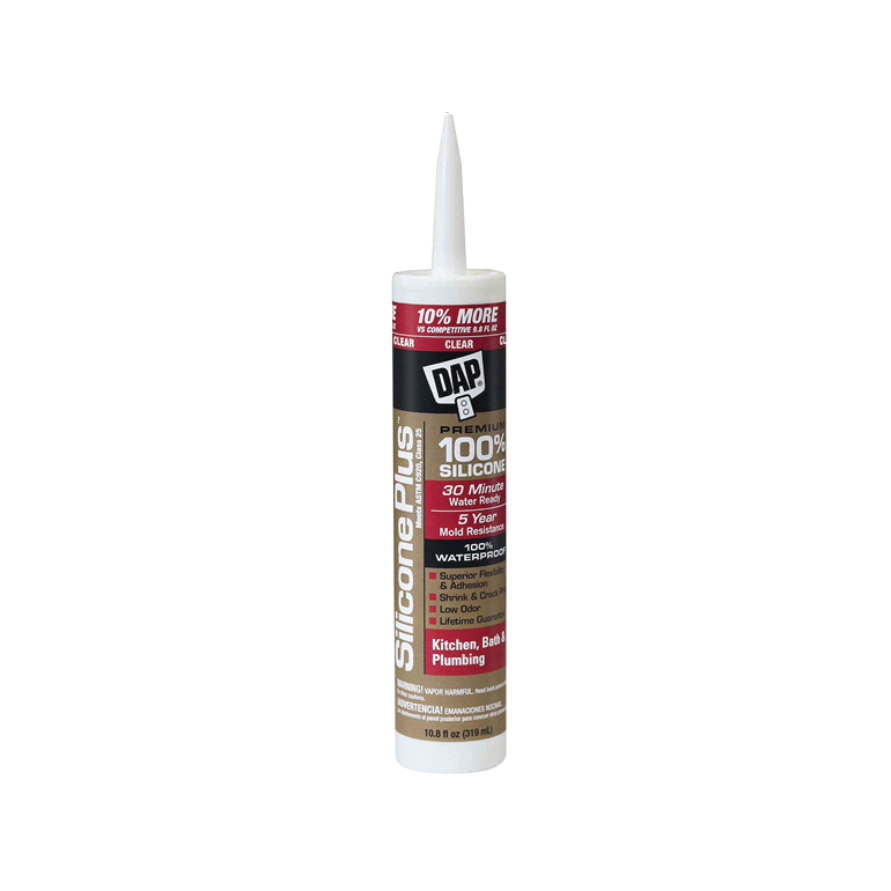 Clear Bath & Kitchen Silicone Caulk