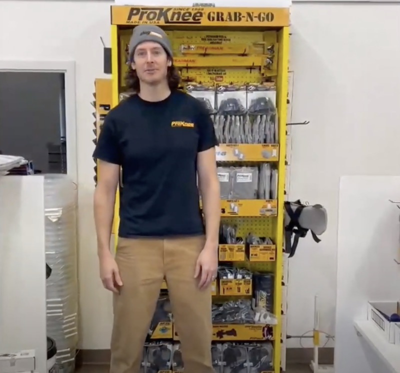 Jay from ProKnee shows the ShagTools inventory