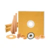 Schluter-KERDI-SHOWER-KIT-FL 72" x 72" PVC Flange 2"