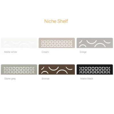 Schluter-SHELF-N Rectangular Shower Niche Shelves