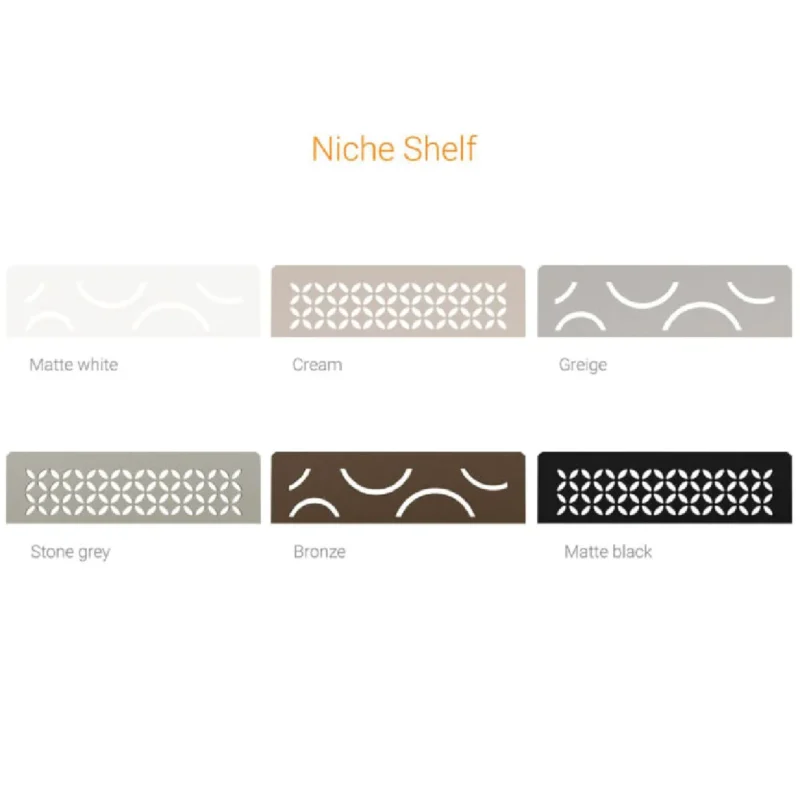 Schluter-SHELF-N Rectangular Shower Niche Shelves