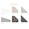 Schluter-SHELF-E Shower Corner Shelves