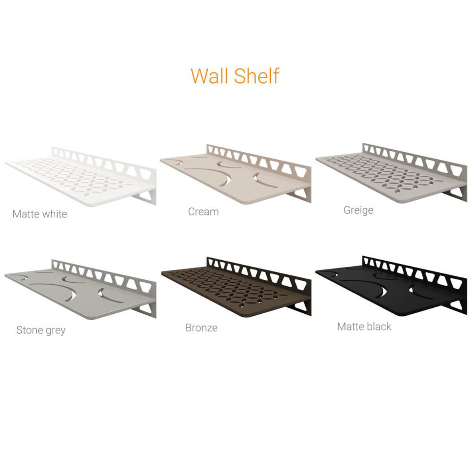 Schluter Introduces Stainless Steel Shower Shelves