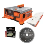 iQ228CYCLONE 7" Dry Cut Table Top Tile Saw w/ FREE Combo Pack