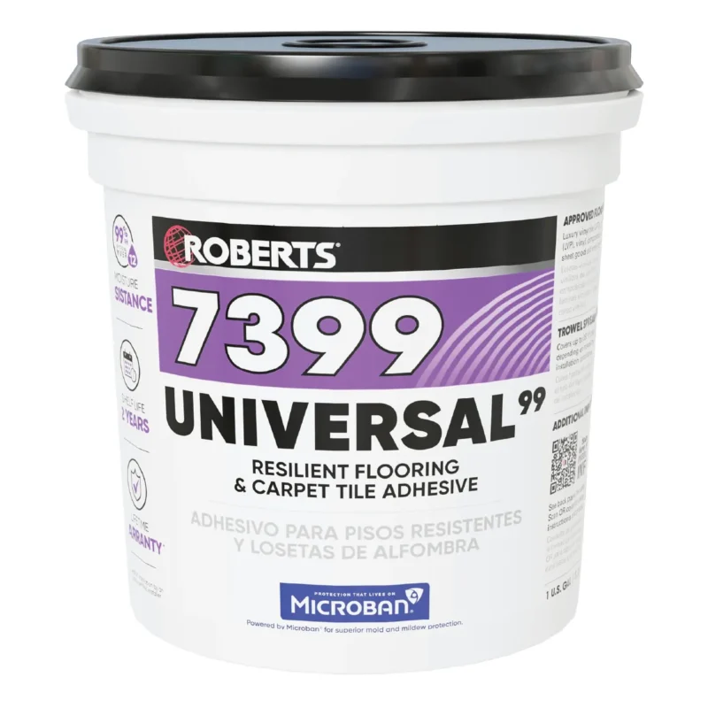 Roberts 7399 Universal99 Resilient Flooring & Carpet Tile Adhesive (4 gal.)