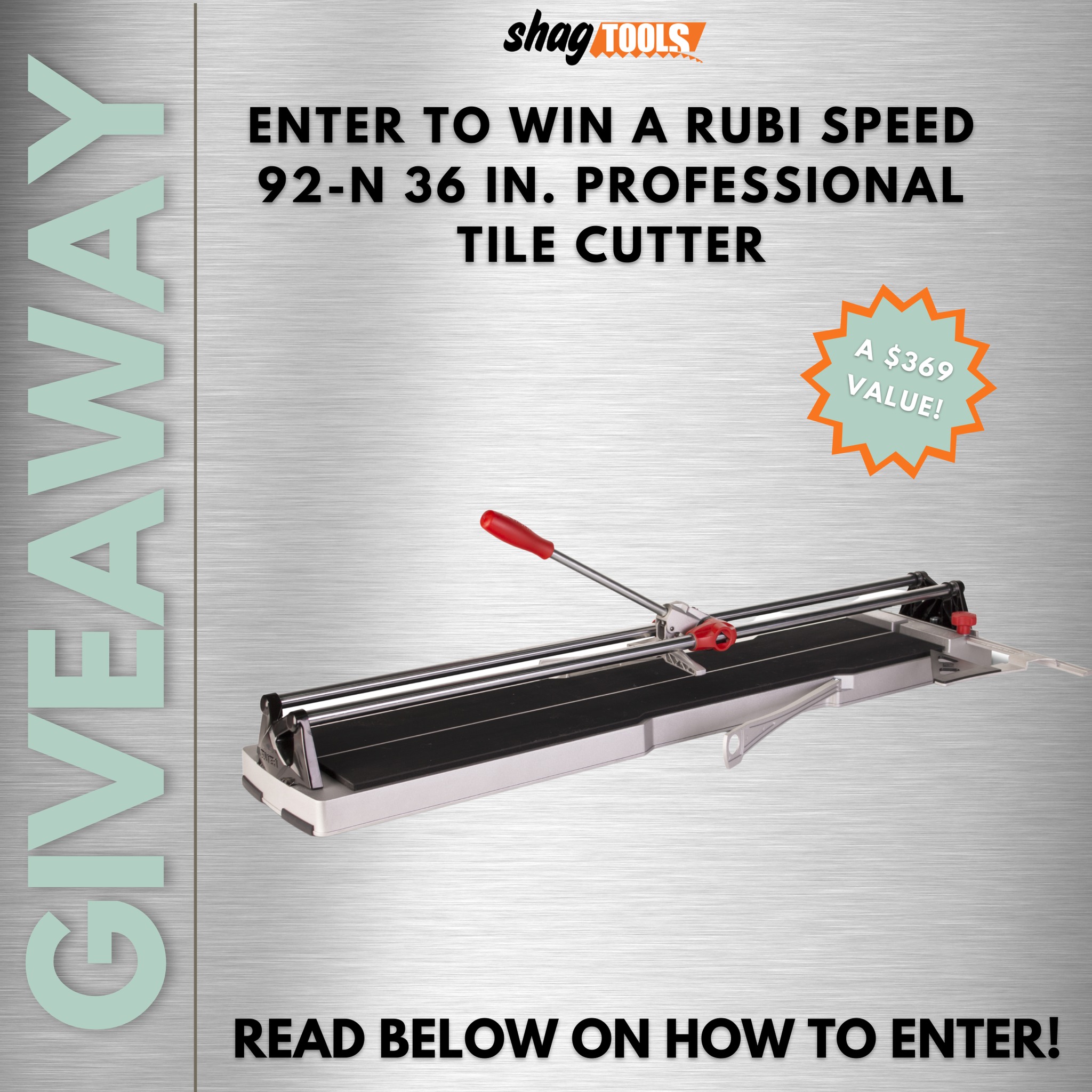 Rubi Tile Cutter Giveaway