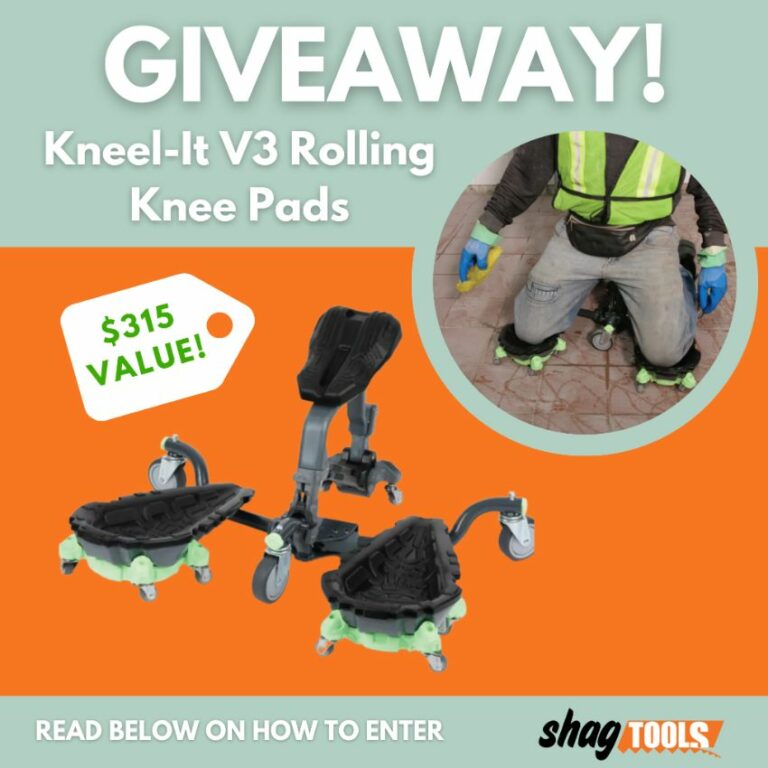 Enter to Win KneelIt V3 Rolling Knee Pads ShagTools