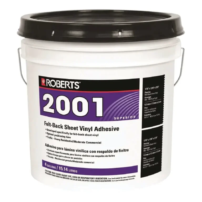 Roberts 2001 Felt-Backed Sheet Vinyl Flooring Adhesive (4 gal.)