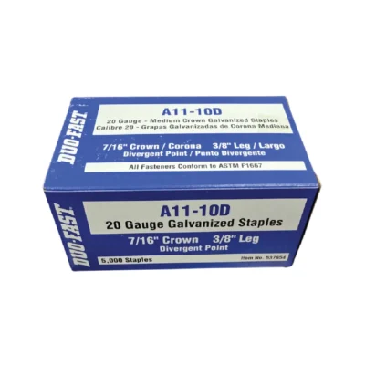 Duo-Fast DFF-A11-10D 3/8" Carpet Pad Staples (5,000/Box)