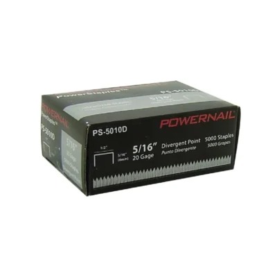 Powernail 5010D 5/16" Divergent Point Staples (5,000/Box)