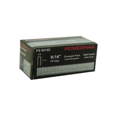 Powernail 5418D 9/16" Carpet Staples (5,000/Box)