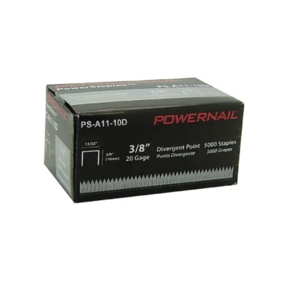 Powernail A11-10D 3/8" Divergent Point Staples (5,000/Box)