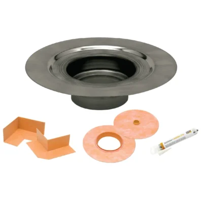 Schluter-KERDI-DRAIN Flange Kit 3" Stainless Steel