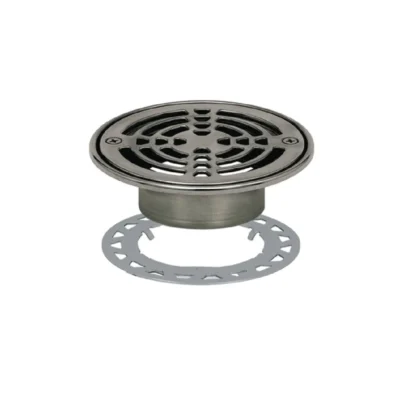 Schluter-KERDI-DRAIN Grate Kit Classic Round 6" Stainless Steel