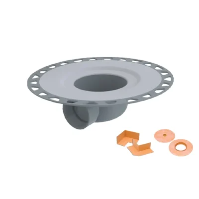 Schluter-KERDI-DRAIN PVC Horizontal Outlet w/ Corners/Seals